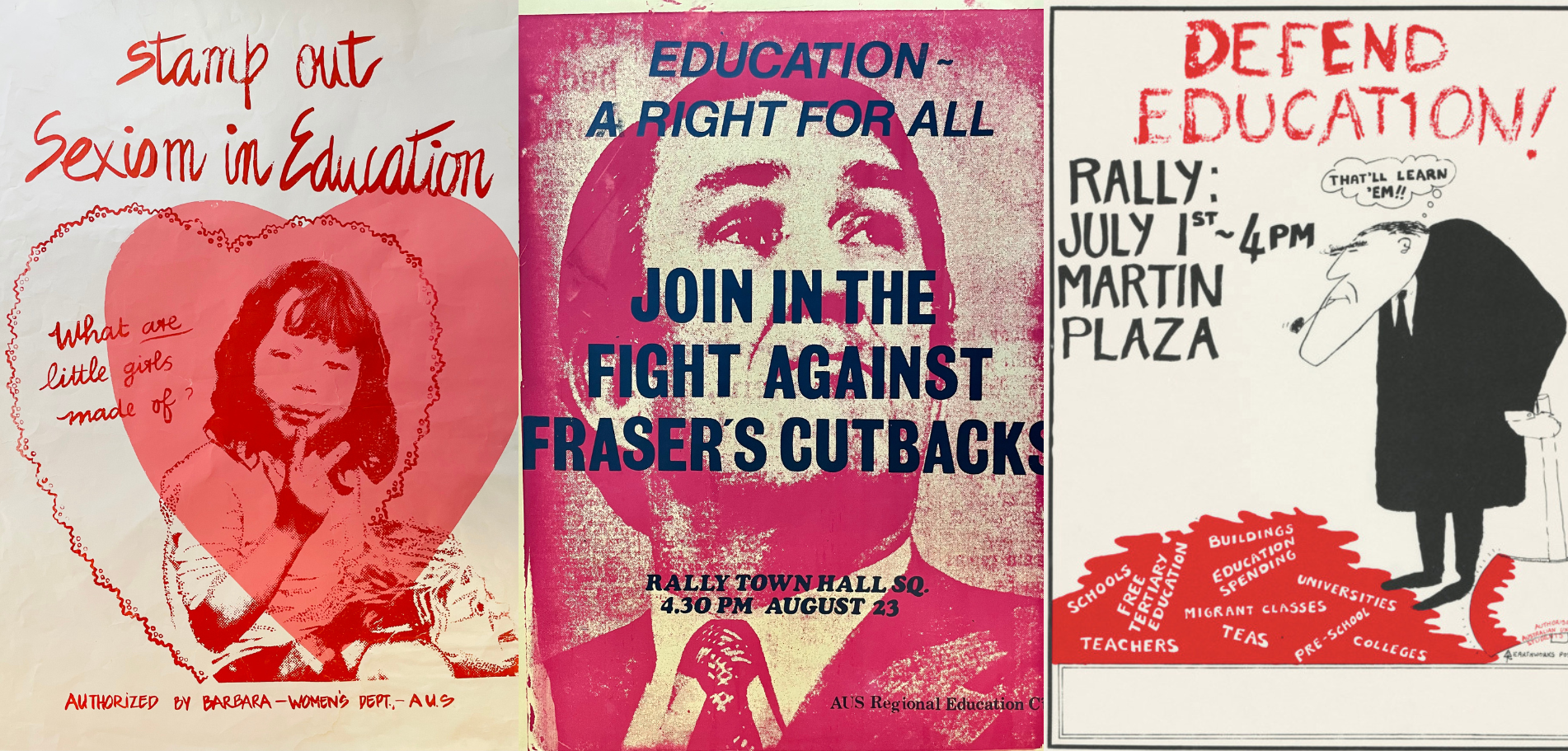 Historic grassroots activism poster